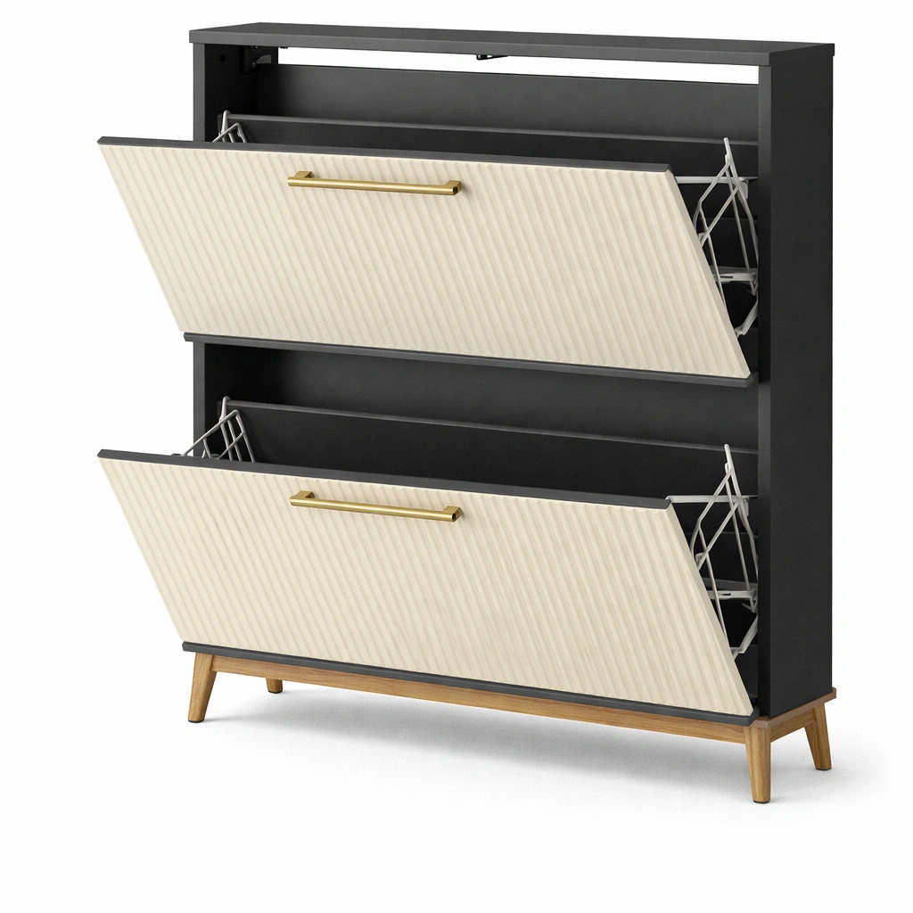 Schuhschrank Grau-danorae